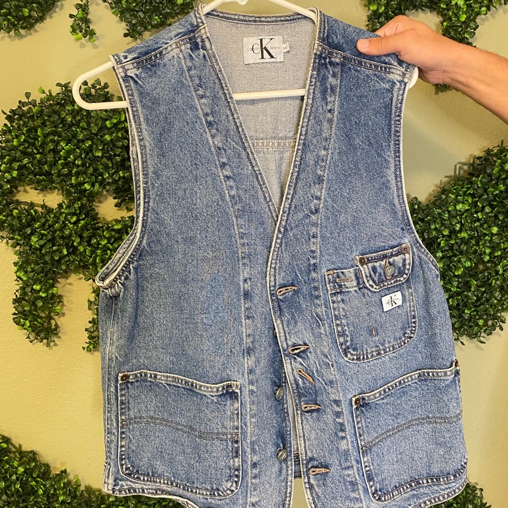 Men’s Calvin Klein denim vest